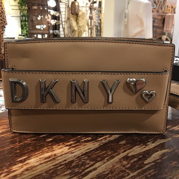 DKNY Smoke Leather Belt Bag in Tan - Picture 2 of 4